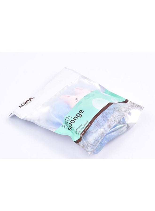 NIBEMINENT Cartoon Face Shower Sponge Blue/White/Black 20x4x18cm - Image 2