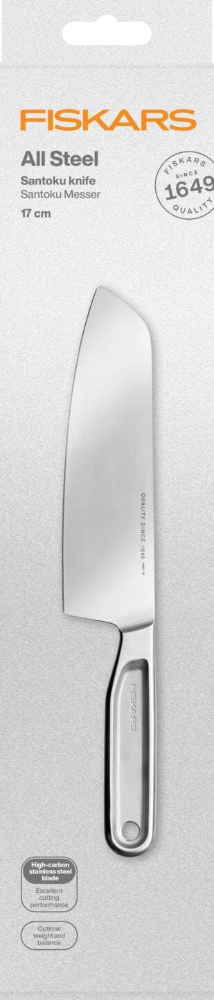 FISKARS Stainless Steel All Steel Santoku Knife 16Cm 1062884 - Image 5