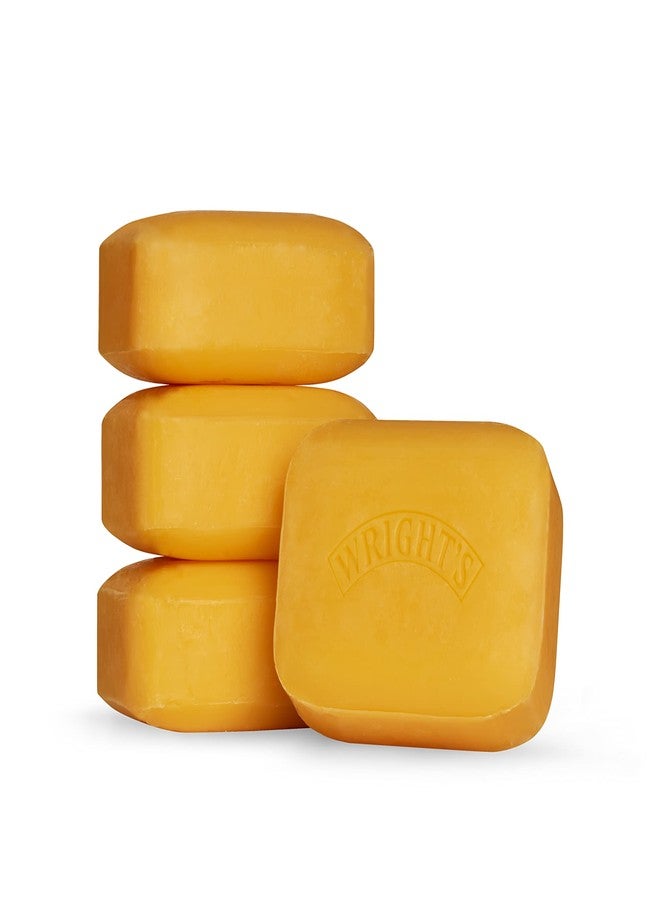 Wright's صابون قطران الفحم من رايت 4 عبوات - Image 3