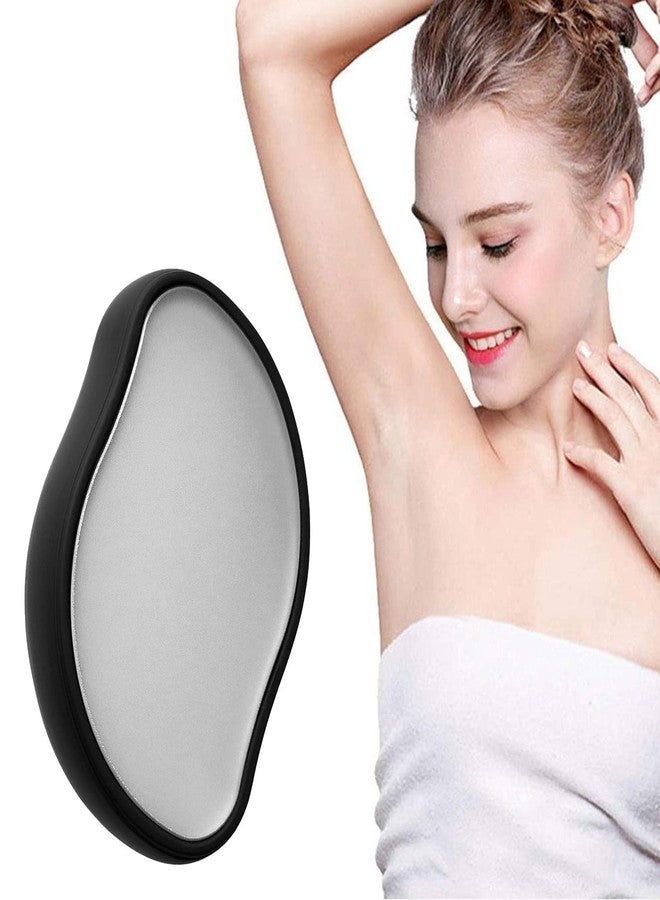 Rednow Crystal Hair Eraser , Magic Crystal Hair Remover, Painless Exfoliation Hair Removal Tool Fast & Easy for Women and Men Apply to Any Part of the Body (Black) - Image 4