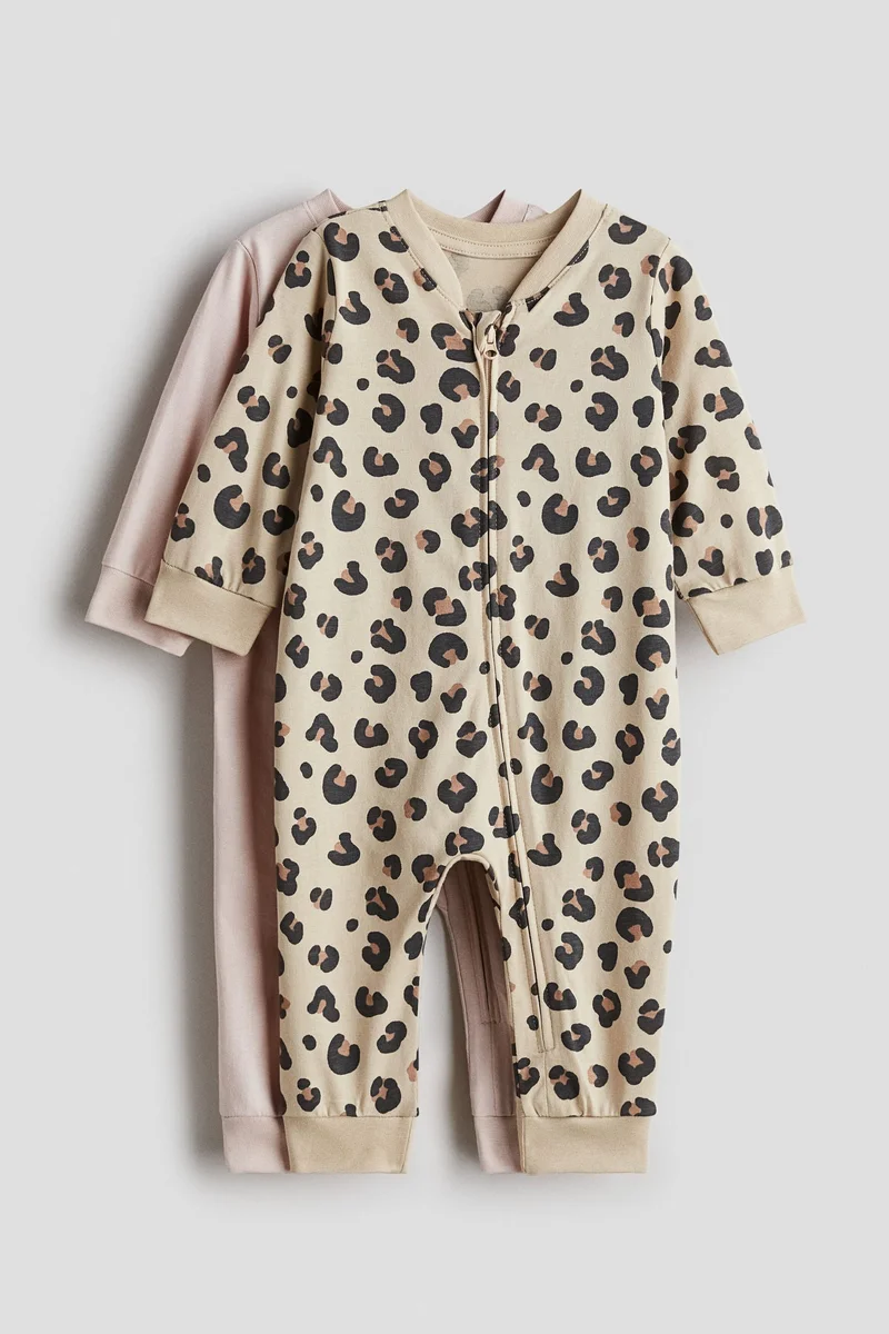 H&M 2-pack patterned cotton pyjamas
