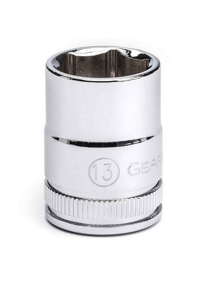 GearWrench Professional 6-Point Standard Metric Socket Silver 3/8 Inch x 13 mm 80381