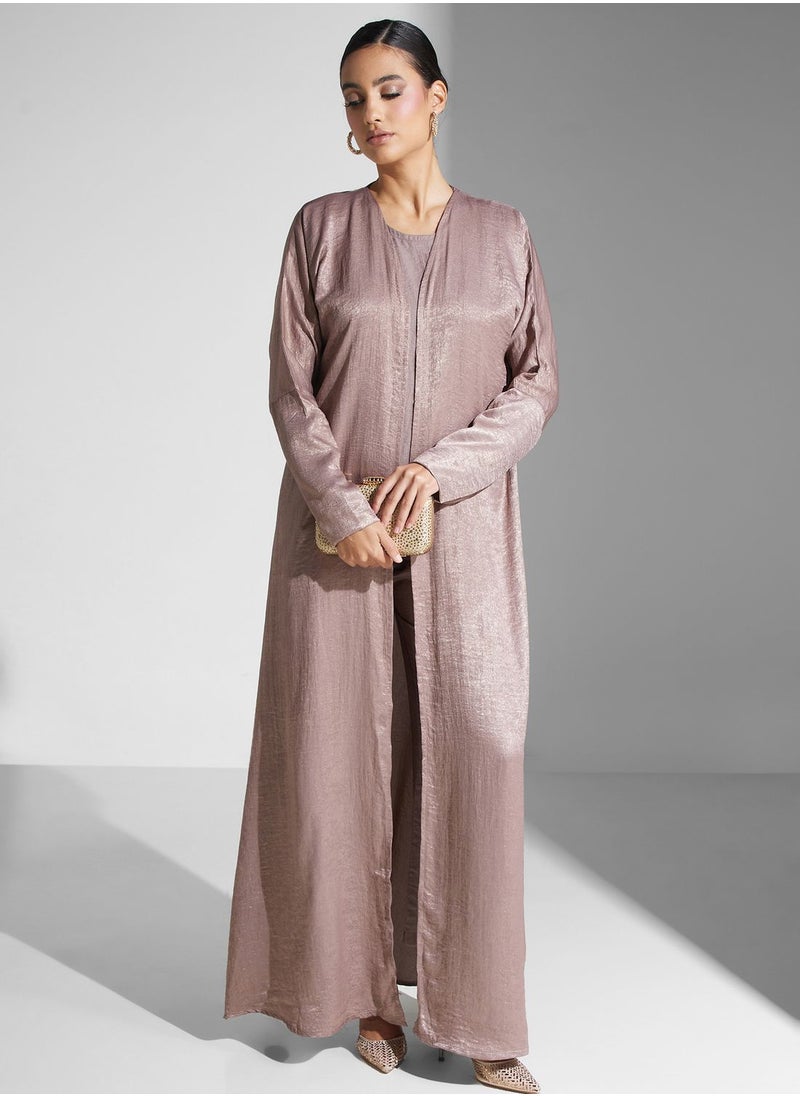 hayas closet Front Slit Abaya  - Image 1