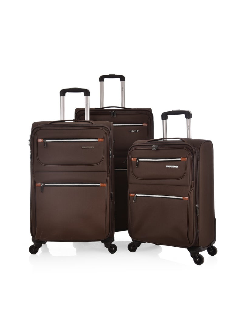 Track Travel bags set of 3 pieces from Track Fabric  28/24/20 inch 4 wheels. - Image 1