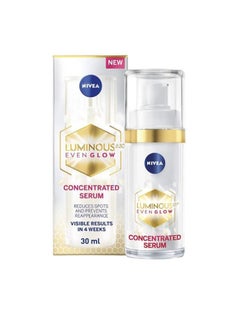 Nivea Luminous 630 Even Glow Concentrated Face Serum Clear 30ml 