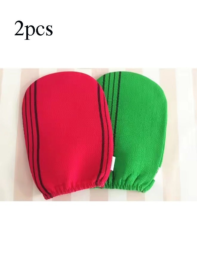 YJ The Original Korean Loofah For Body Scrub Dark 2pcs - Image 1
