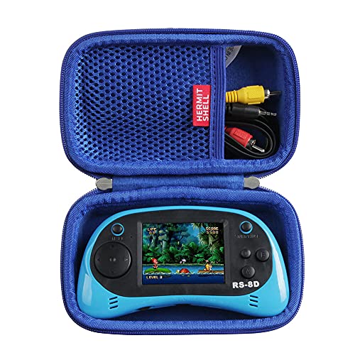 Hermitshell Travel Case for EASEGMER Kids Handheld Game Portable Video Game Player Blue - Image 1