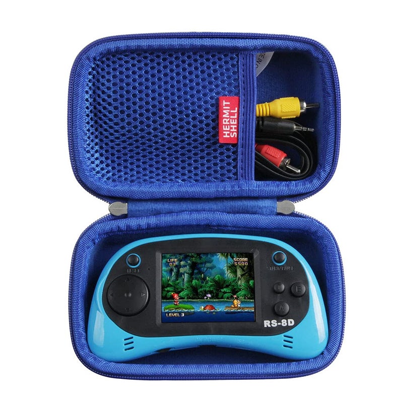 Hermitshell Travel Case for EASEGMER Kids Handheld Game Portable Video Game Player Blue - Image 2