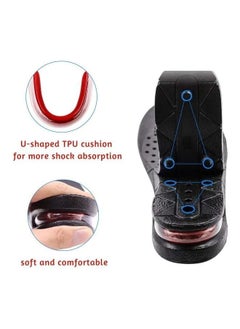 OUTAD Height Increase Boot Pad 3 Layers Shoe Insoles  - Image 2