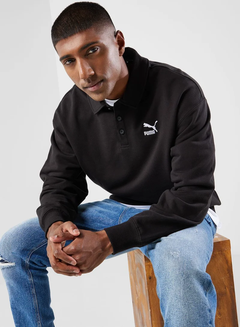 PUMA Classics Polo Crew Sweatshirt