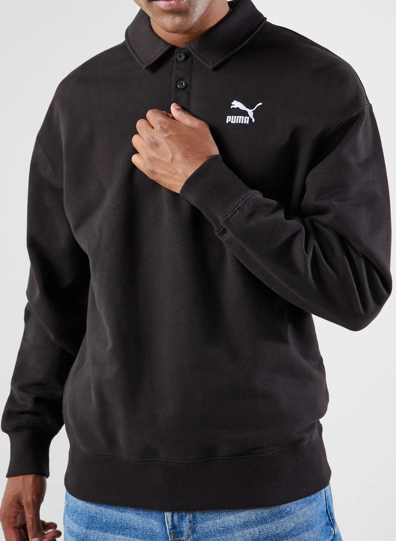 PUMA Classics Polo Crew Sweatshirt