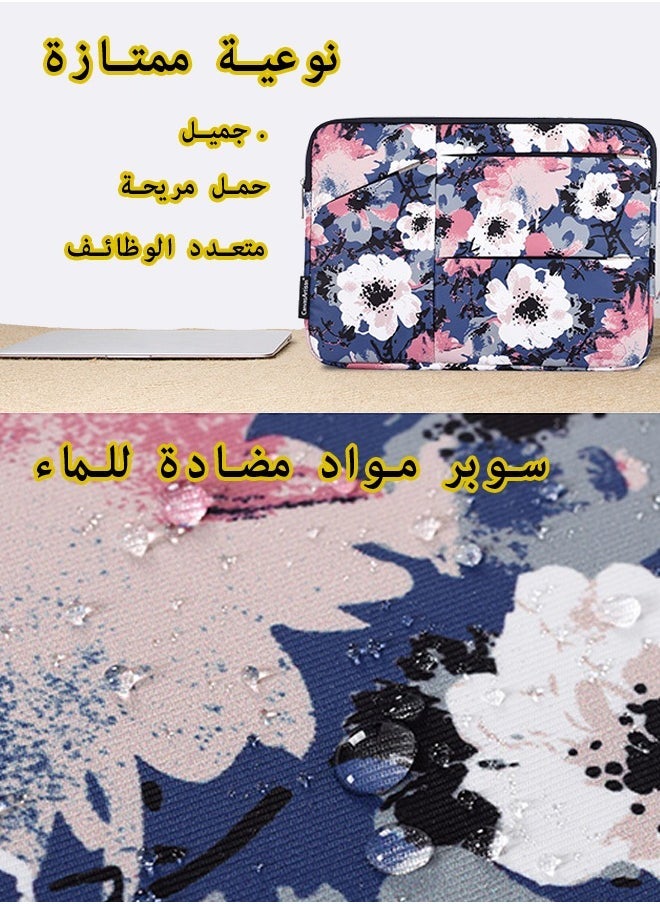 IAF 13 Inch Tablet Sleeve Bag Ipad Laptop Sleeve Case Bag Cover with Handle ,MacBook Pro Air 13" and 12.5 inch-13.3 inch Laptop, 360Â° Protective, Waterproof Bag Carrying Case with Pocket - Image 2