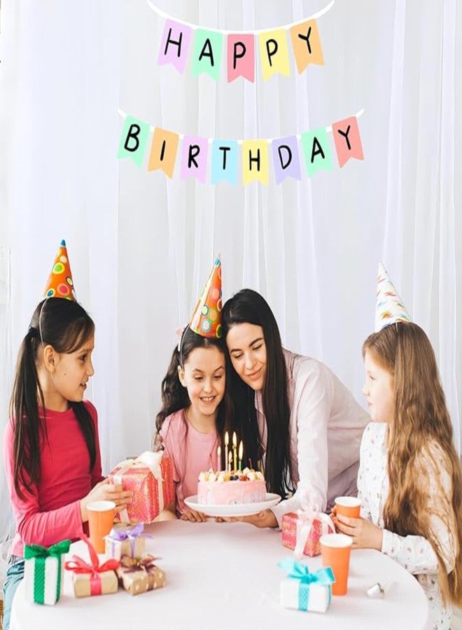 1iAM 2pcs White Decoration Net - Large Size, Stitched with Ribbon, Nylon Made, Reusable, Soft, Wrinkled Free, 8.5x5ft Each, Backdrop Net for Birthday, Anniversary, Wedding Party Decorations - Image 3