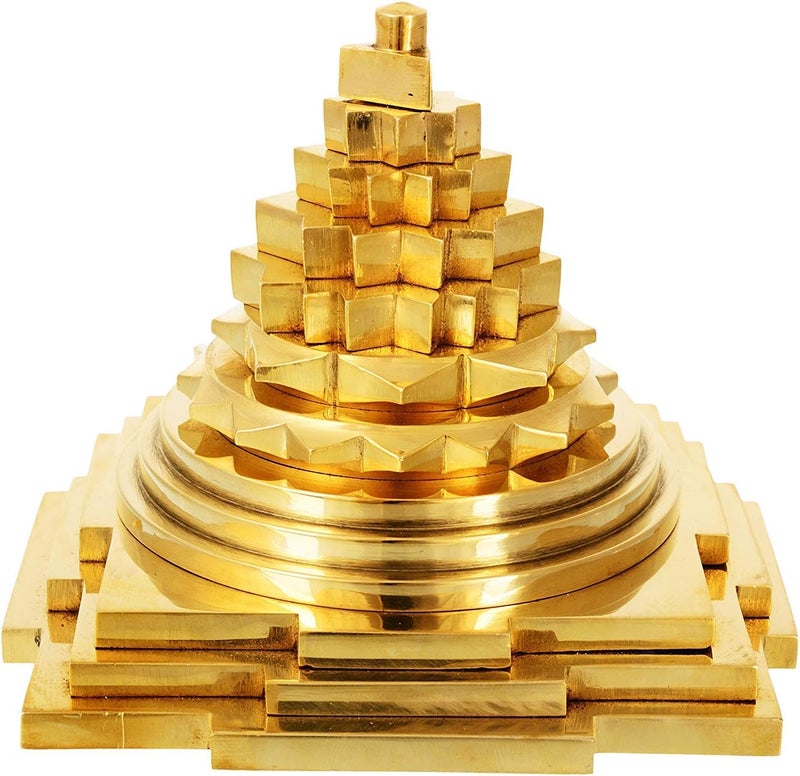 IndianStore4All Metal Shree Yantra or Laxmi Yantra to Attract Wealth 1.4 Inchs