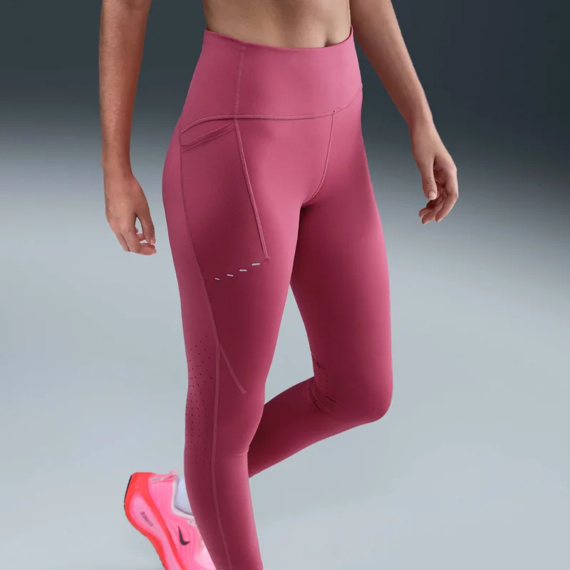 Nike Pink Women's Swift 7/8 Running Leggings for Women | Best Price UAE