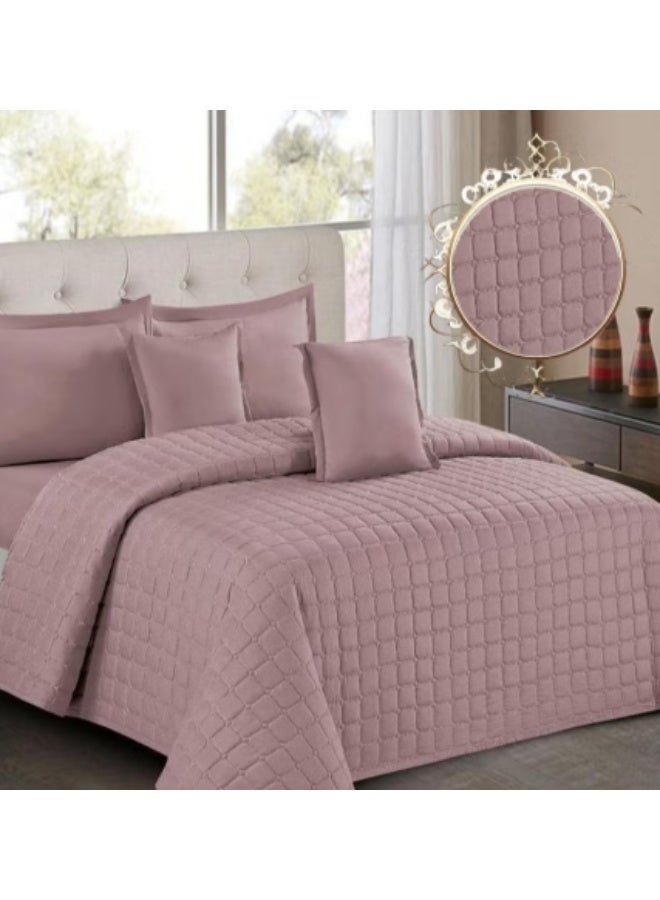 Twin size bed sheet set, 4 pieces – 170x230cm duvet cover with 140x200+30cm fitted sheet, elegant design that gives your room a touch of luxury - Image 2