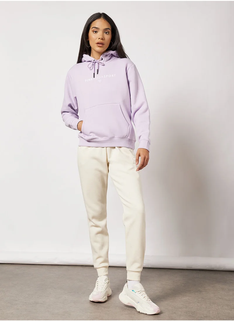 Pink Soda Lyon Logo Hoodie