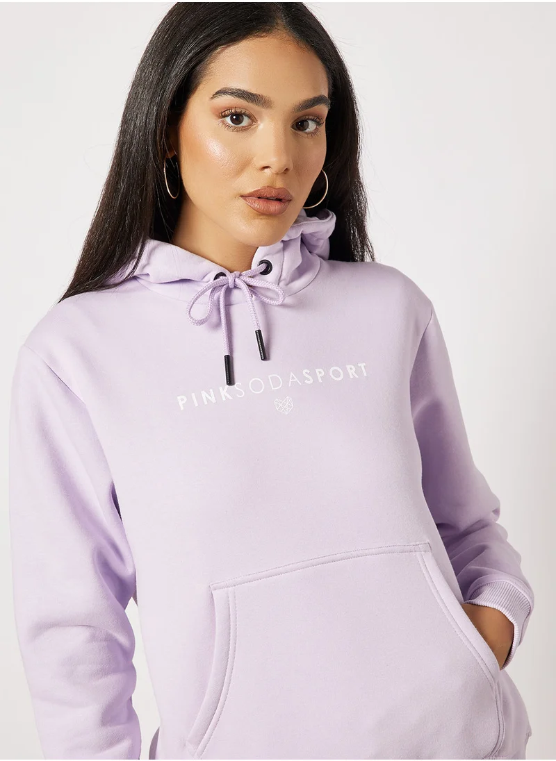 Pink Soda Lyon Logo Hoodie
