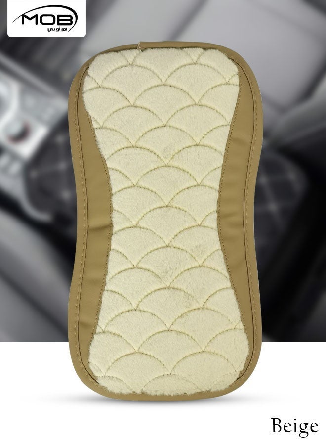 MOB Car Armrest Cushion Soft Memory Foam Elbow Support Pad Center Console Cover Wear Resistant Protector Universal Fit - Image 3