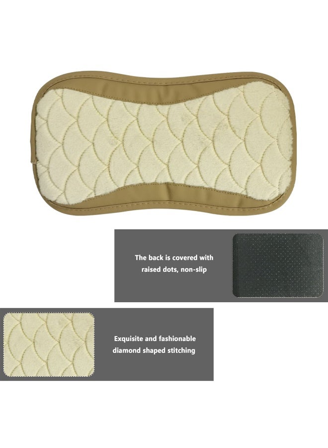 MOB Car Armrest Cushion Soft Memory Foam Elbow Support Pad Center Console Cover Wear Resistant Protector Universal Fit - Image 2