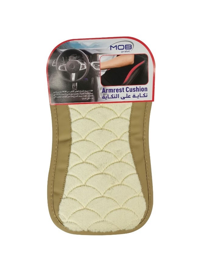 MOB Car Armrest Cushion Soft Memory Foam Elbow Support Pad Center Console Cover Wear Resistant Protector Universal Fit - Image 5