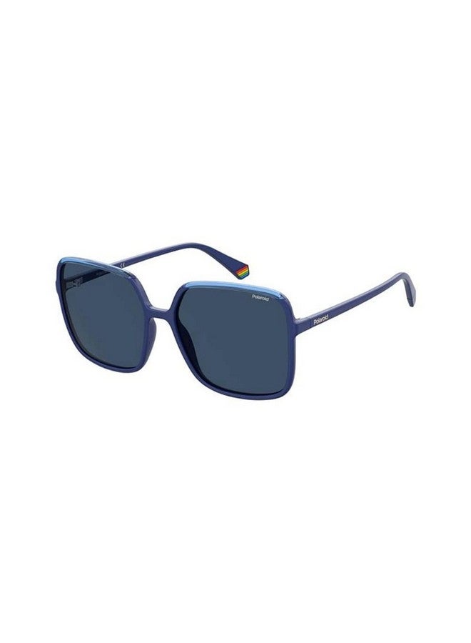 Polaroid Women'S Pld 6128S Polarized Square Sunglasses Blue 59Mm 17Mm - Image 2
