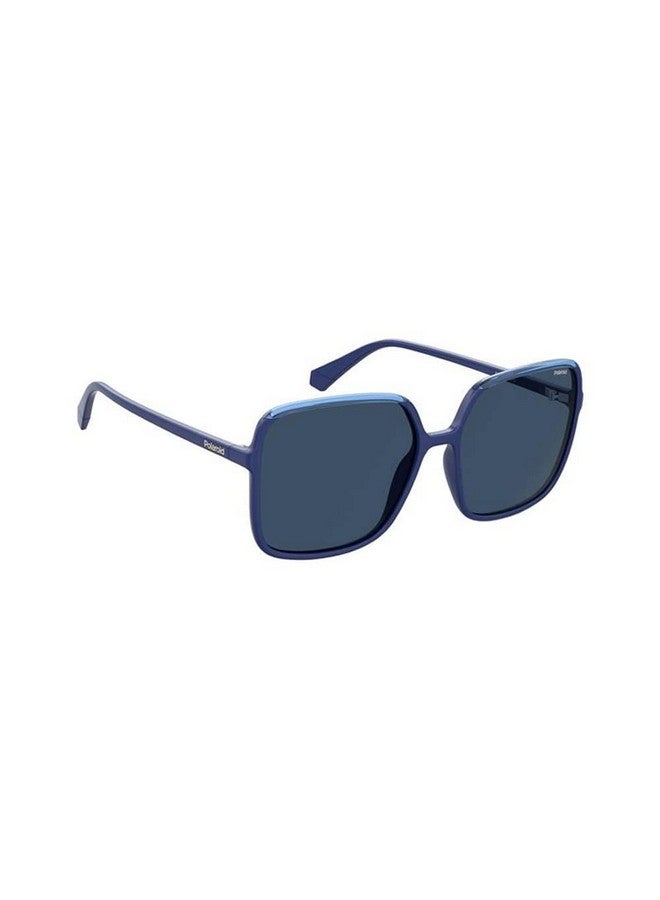 Polaroid Women'S Pld 6128S Polarized Square Sunglasses Blue 59Mm 17Mm - Image 3