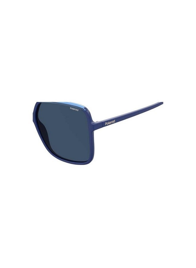 Polaroid Women'S Pld 6128S Polarized Square Sunglasses Blue 59Mm 17Mm - Image 4