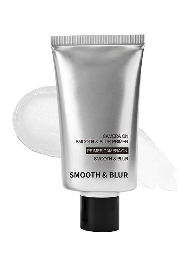 Primer, Camera On Smooth & Blur Primer, Mattifying Skin Smoothing Base for Pore Minimizing & Long-Lasting Makeup - Image 1