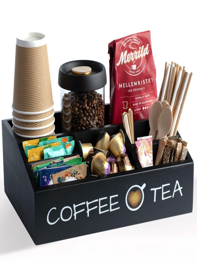 Vinvoli Coffee Station Organizer - Premium 2025 All-in-One Coffee Bar & Tea Organizer for Bar Accessories, Tea Storage, and Decor - Image 1
