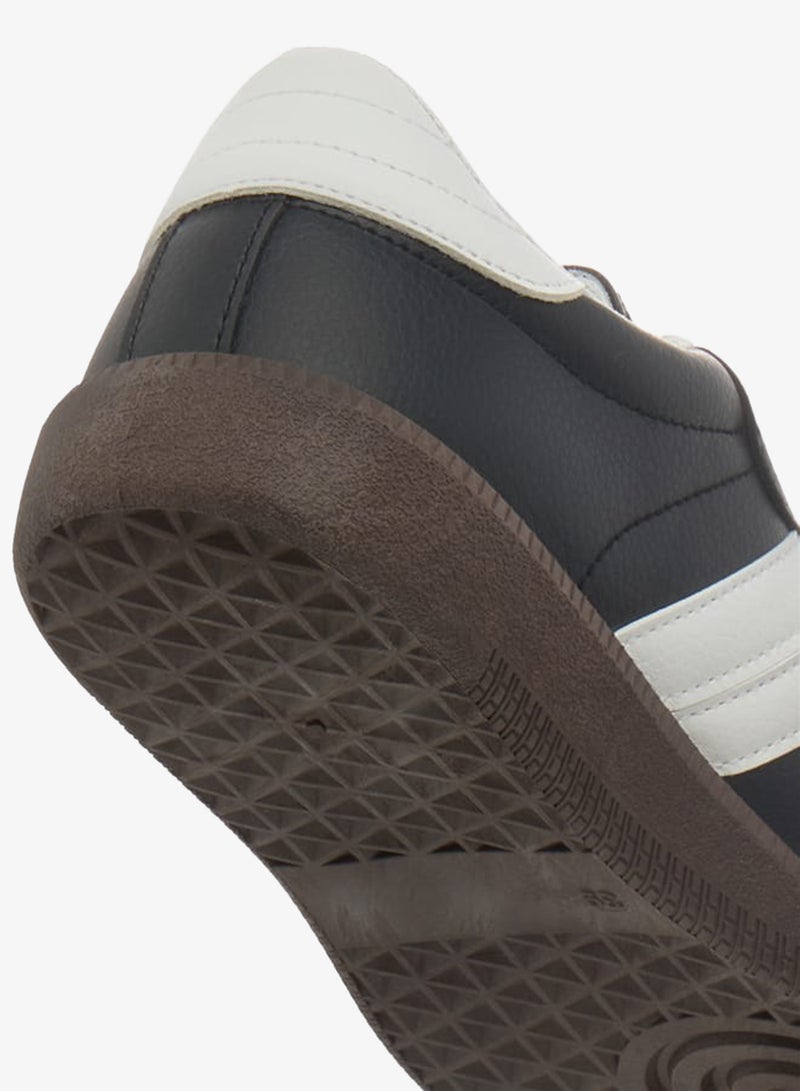 Dash Panelled Low Ankle Sneakers with Lace-Up Closure - Image 5