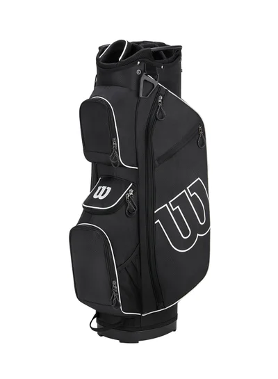Wilson Prostaff Golf Cart Bag, Black/White