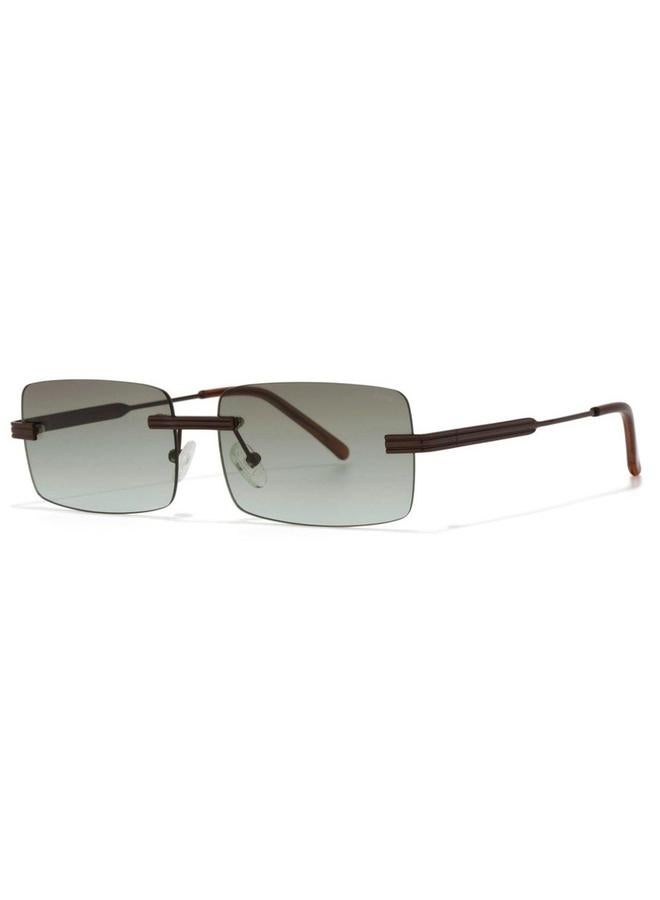 BlackOut Unisex Luminosity Rectangle Sunglasses - Image 2