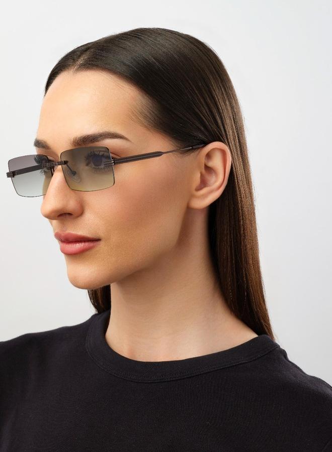 BlackOut Unisex Luminosity Rectangle Sunglasses - Image 4