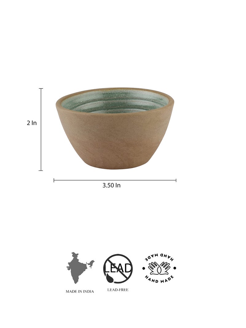 miah decor Ceramic Handcrafted Small Dessert Bowl/Katori- (145 ml) - Microwave, Oven & Dishwasher Safe; MD-612 - Image 5