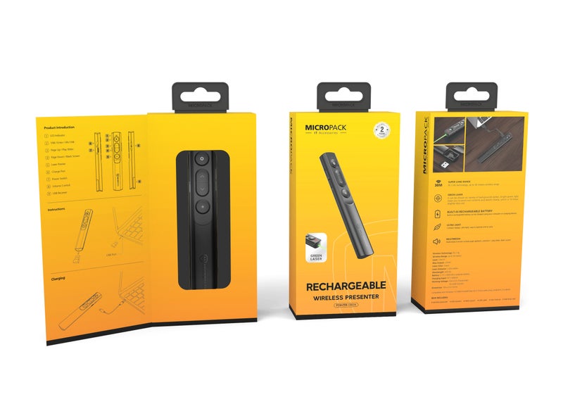 مايكروباك WPM-09G — مؤشّر تقديم لاسلكي مزوّد بليزر أخضر - Image 5