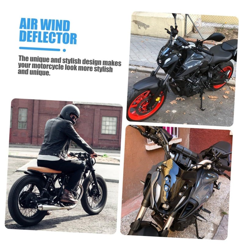 BESTYASH Motorcycle Windshield Wind Deflector for 2021 Front Airflow Accessories - Image 3