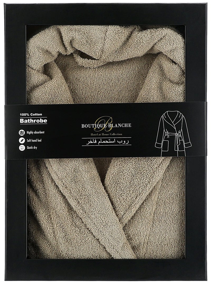 Boutique Blanche Ultra Soft Bathrobe S/M - Image 4