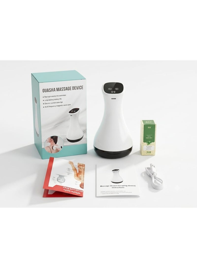 4-in-1 Intelligent Cordless Handheld Massager for Lymphatic Drainage, Body Sculpting, Heat & Light Therapy - Image 1