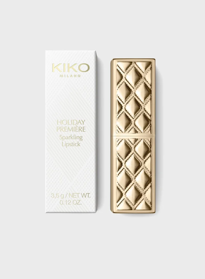 KIKO MILANO Sparkling Lipstick 01 - Brilliant Brown