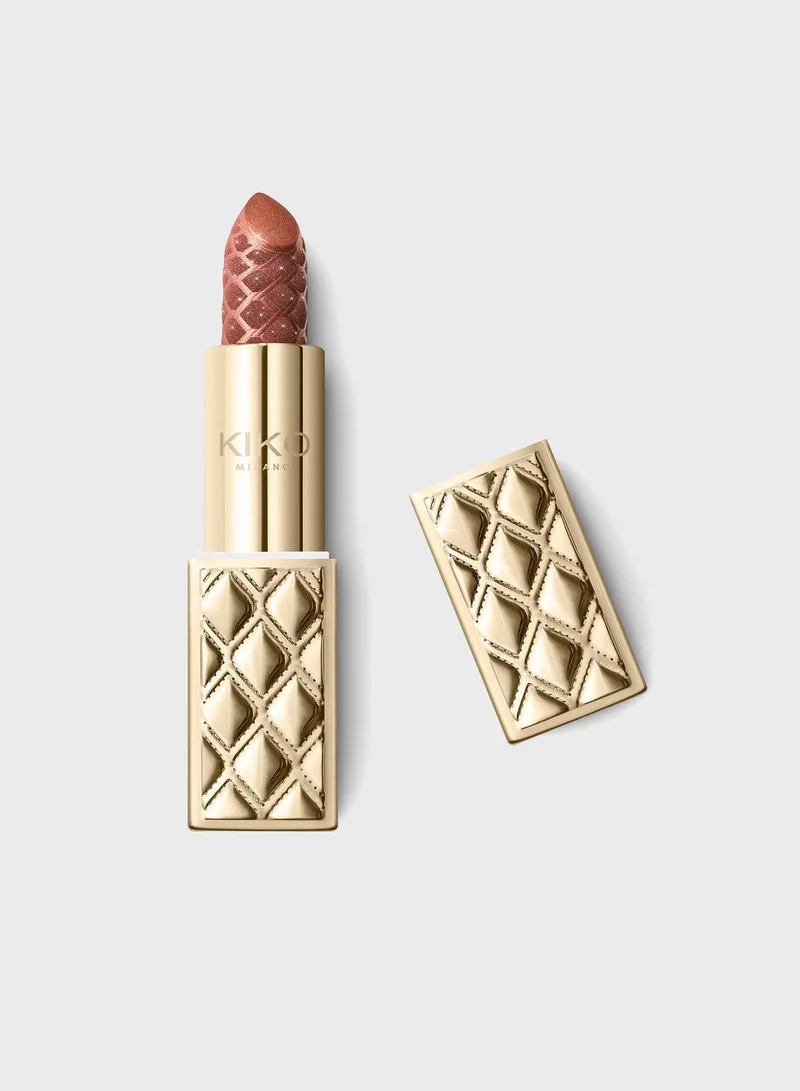 KIKO MILANO Sparkling Lipstick 01 - Brilliant Brown