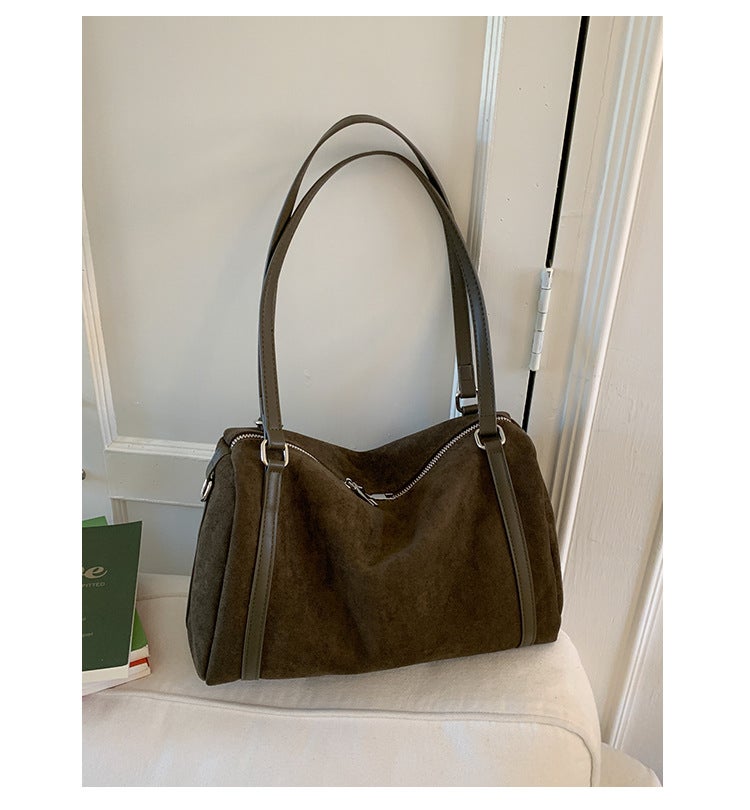 Vintage Suede Crossbody Bag for Women 2025 - Image 5