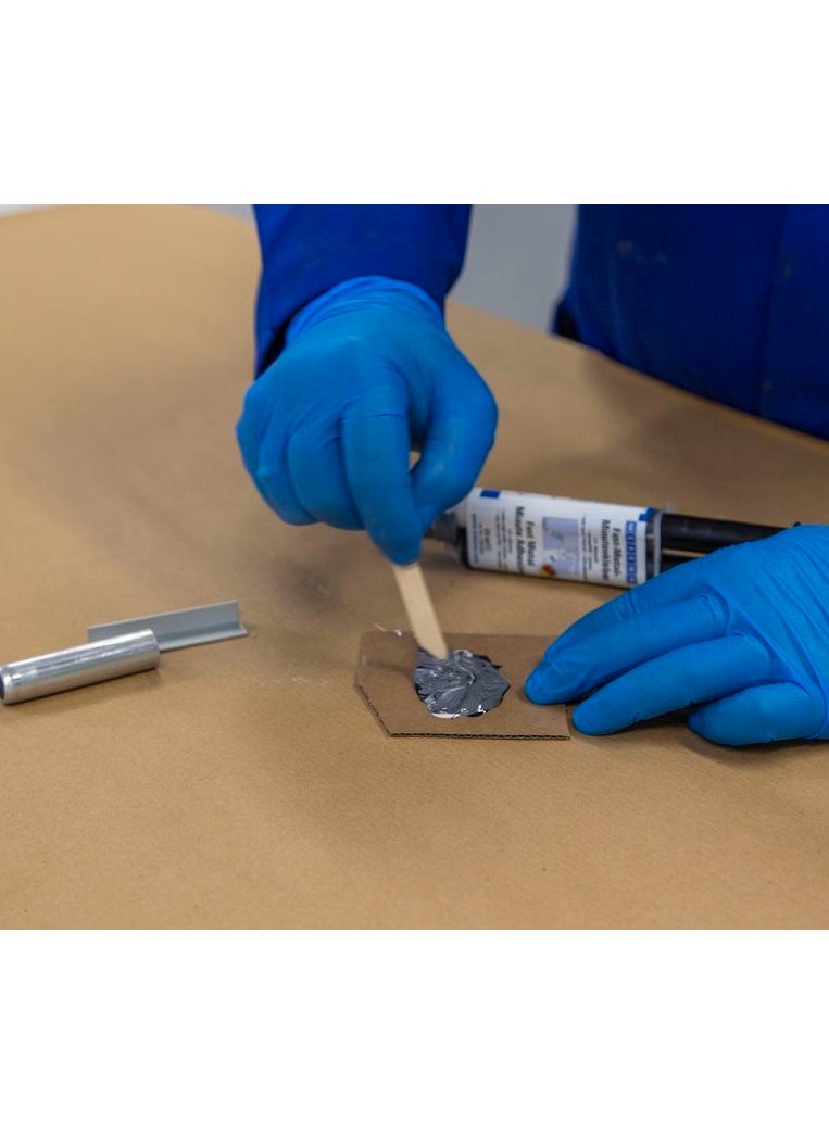 Weicon Fast-Metal Minute Adhesive liquid metal | 2-component epoxy resin adhesive | for metal, wood, stone, plastic, glass, ceramic, GFRP, and many more | 24 ml  - Image 5
