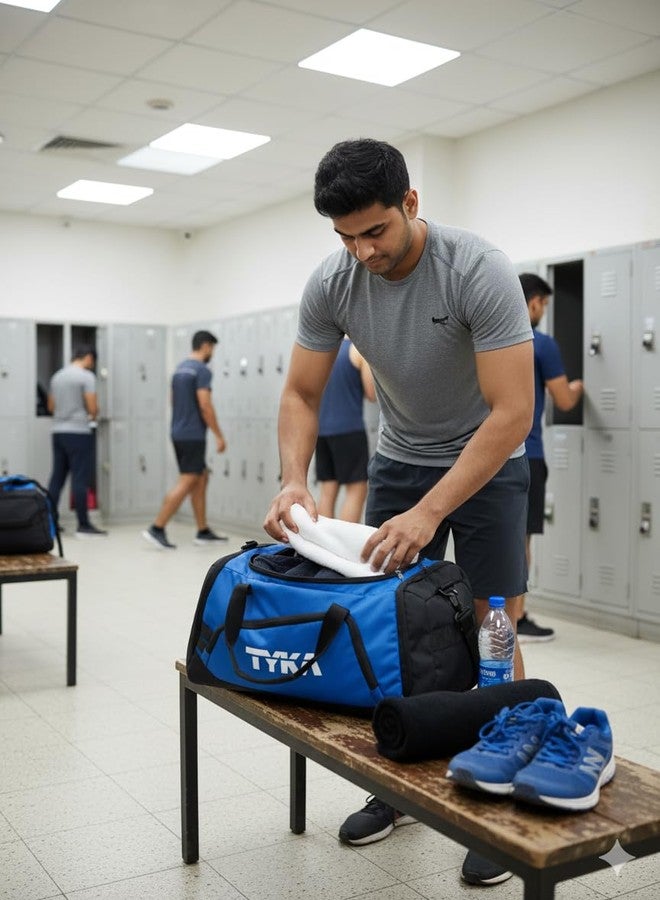 TYKA Contain Convertible Duffle Backpack Bag | 2-in-1 Travel, Gym & Sports Bag | Tough Abrasion-Resistant Base | Adjustable Shoulder Straps with Handle | 22-Inch Lightweight Utility Duffle - Image 2
