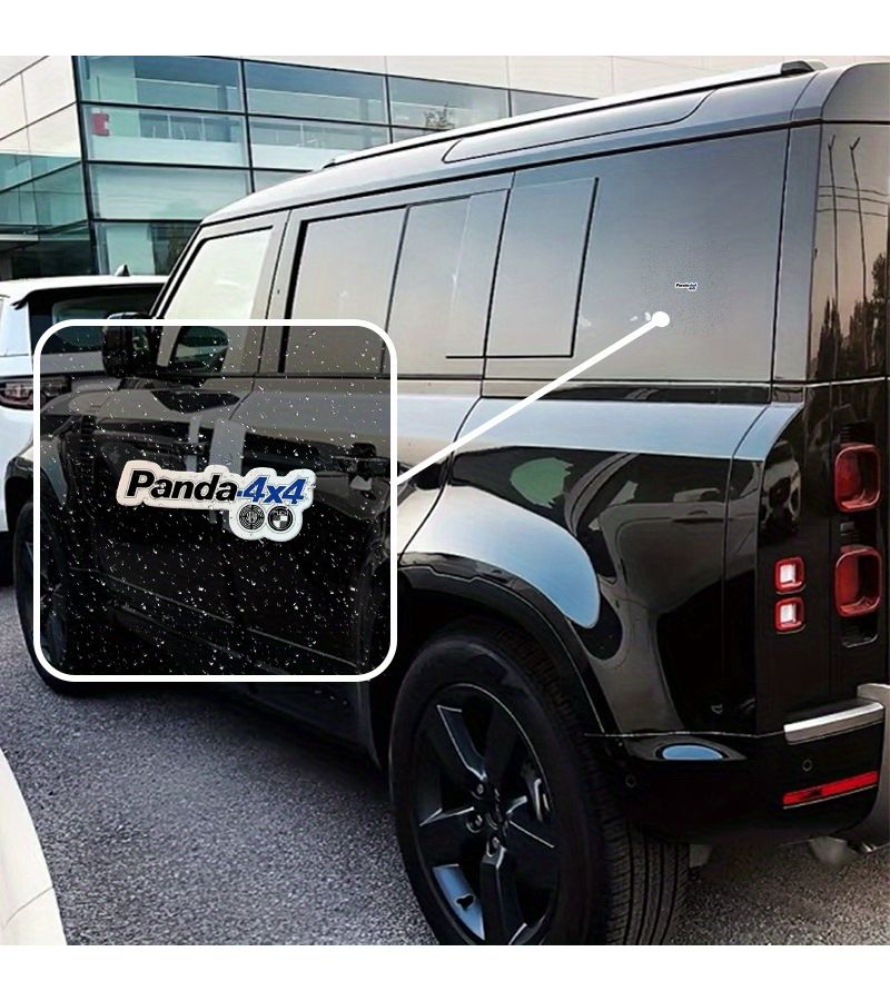 9 قطع ملصق فينيل بتصميم شارة باندا 4x4 دبليو إم كيه 1 فئة أولى لأغطية الصدامات والنوافذ وأجهزة الكمبيوتر المحمولة والشاحنات والحافلات الصغيرة وزجاجات المياه متعدد الاستخدامات ومتين - Image 3