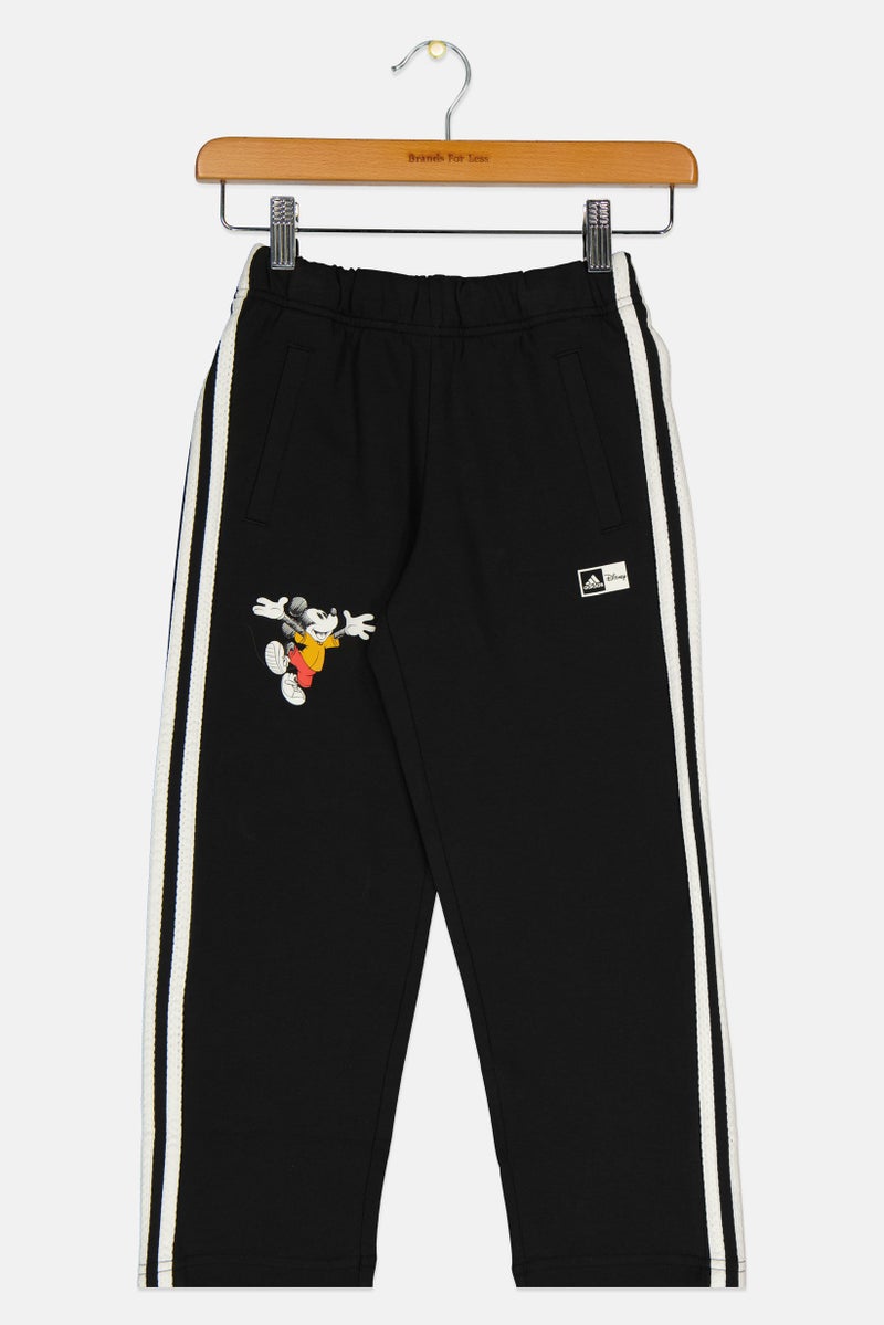 Adidas Adidas x Disney Kids Girl Printed Sweatpants, Black  - Image 1