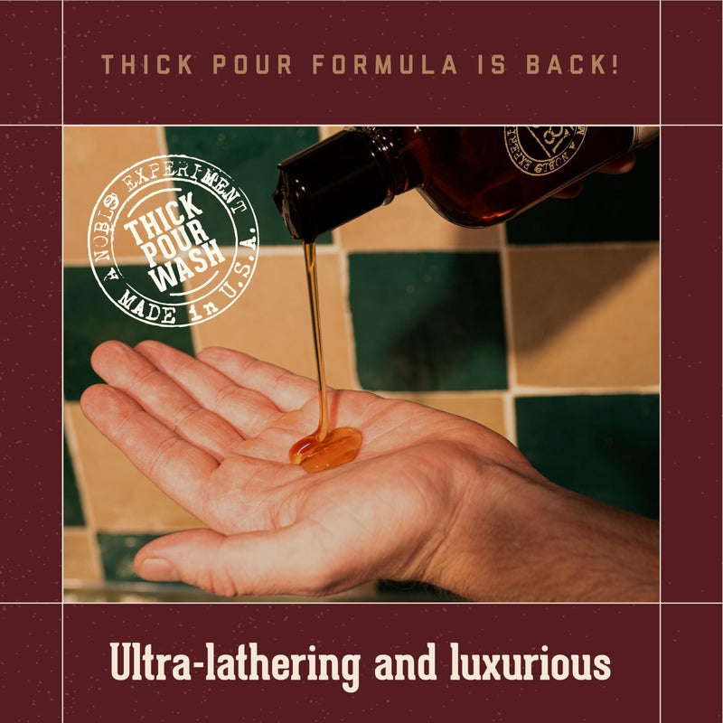 18.21 Man Made Original Absolute Mahogany 3-in-1 Body Wash, Shampoo, & Conditioner for Men, All Hair & Skin Types, Strengthens and Moisturizes in a Manly Aroma, 32oz - Image 2