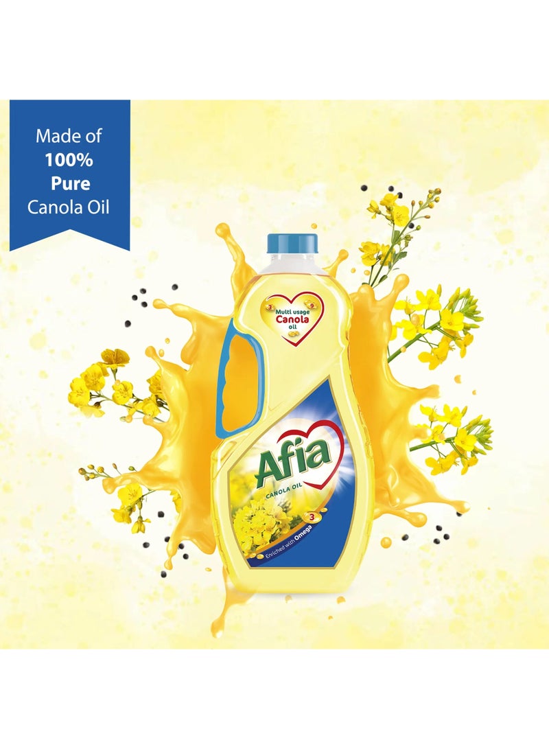 Afia Pure Canola Oil 6x1.5Lt ( 6 Pieces ) - Image 3