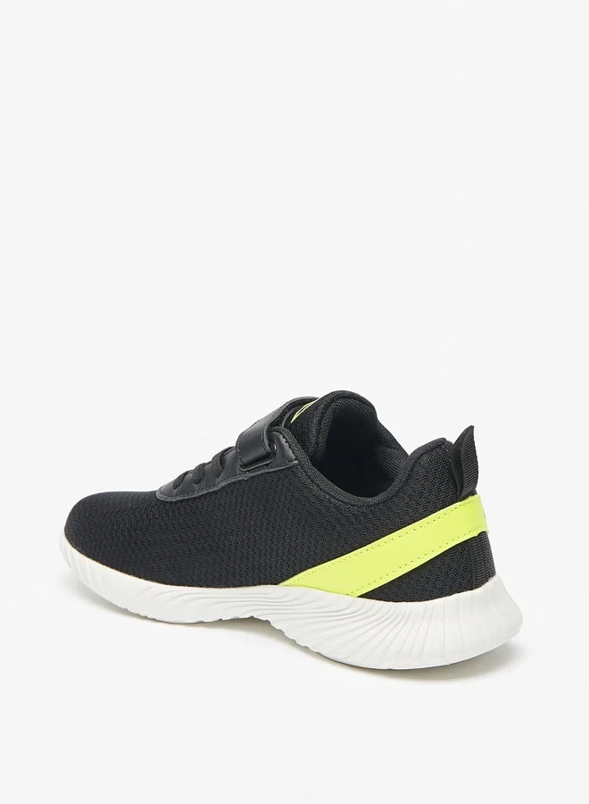 شو اكسبرس Boy's Textured Sports Shoes With Hook And Loop Closure