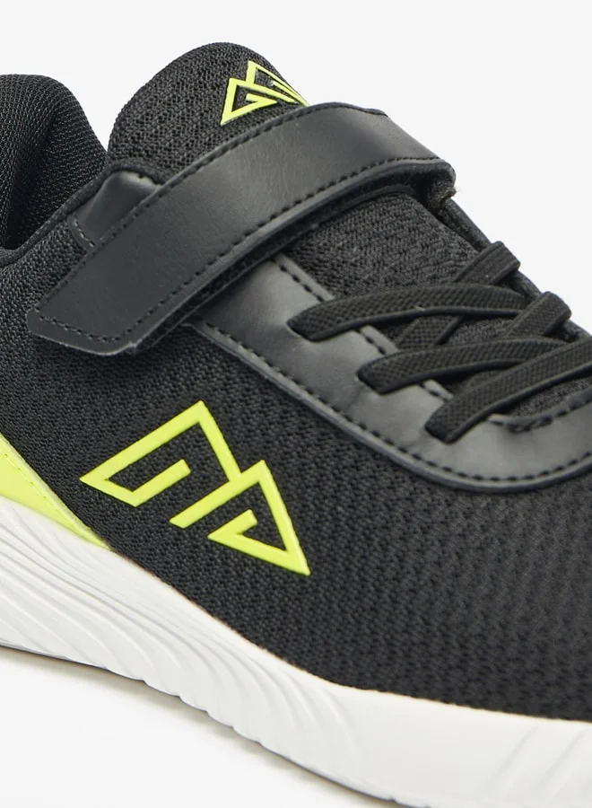 شو اكسبرس Boy's Textured Sports Shoes With Hook And Loop Closure